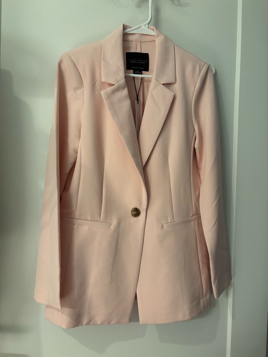 Sanctuary Jackets & Blazers - Sanctuary Blush Pink Single-Button Blazer